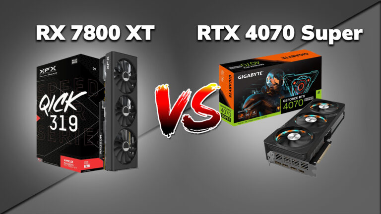 Lire la suite à propos de l’article RX 7800 XT vs RTX 4070 Super : Quelle carte graphique l’emporte ?