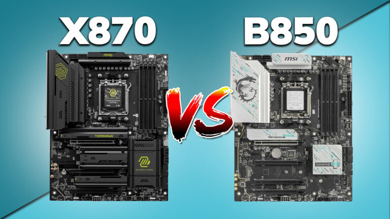 Lire la suite à propos de l’article X870 vs B850 : Quelle carte mère choisir ?