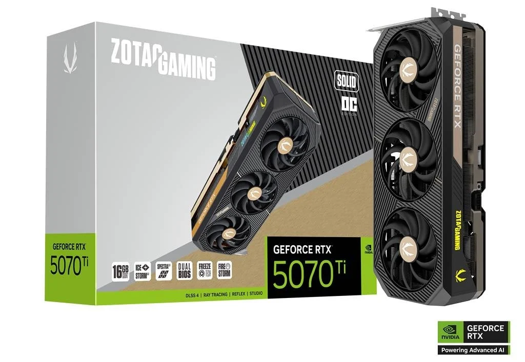 photo RTX 5070Ti